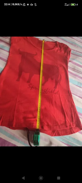 Camiseta Springfield Talla S Toro Osborne Roja