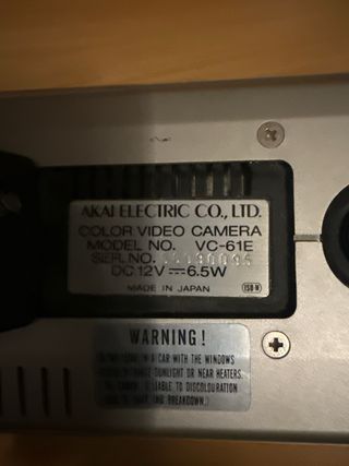 Videocámara AKAI VC-61e Color