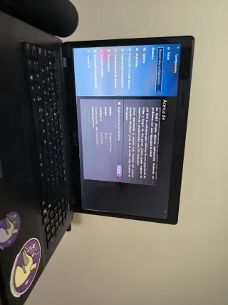 Portátil Asus Negro Windows10 vendo o cambio