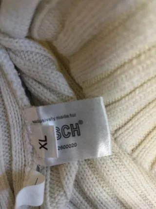 Maglioncino Sash uomo avorio zip