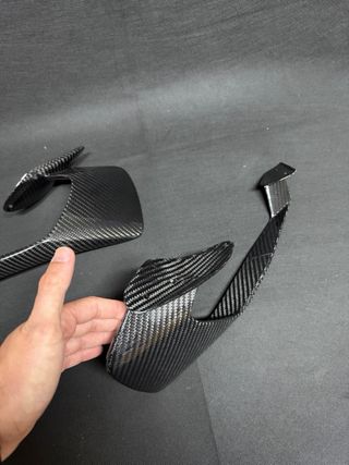 Alerones en fibra de carbono Yamaha r1 r1m