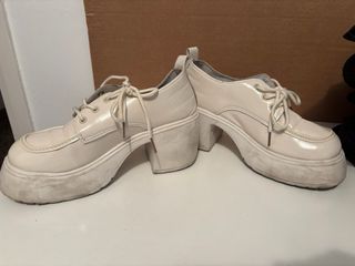 Mocasines blancos Talla 39