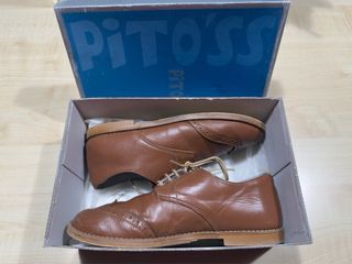 Zapatos vestir niño color cuero T34