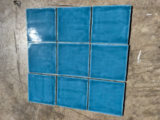 Baldosas azules para baño o cocina