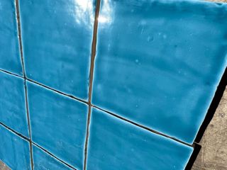 Baldosas azules para baño o cocina