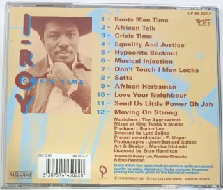 CD "Reggae" I-ROY Crisis Time