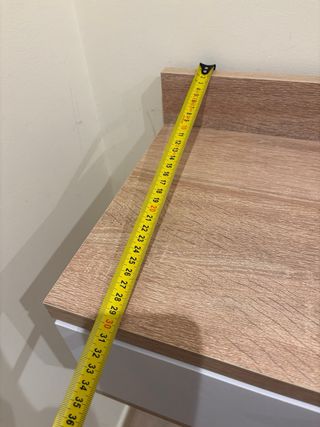 Mueble recibidor madera y espejo