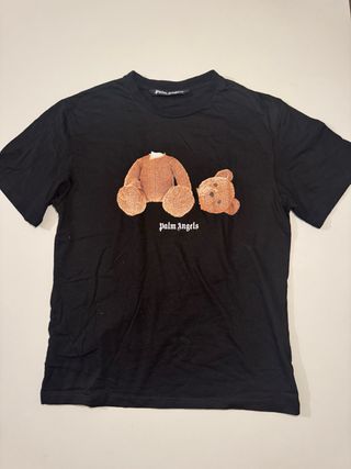 Camiseta Palm Angels Oso Roto Negra