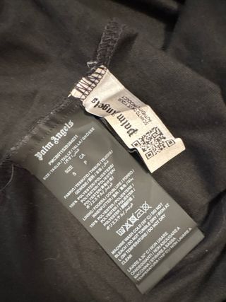 Camiseta Palm Angels Oso Roto Negra