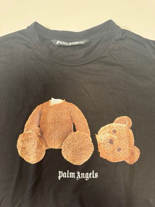 Camiseta Palm Angels Oso Roto Negra