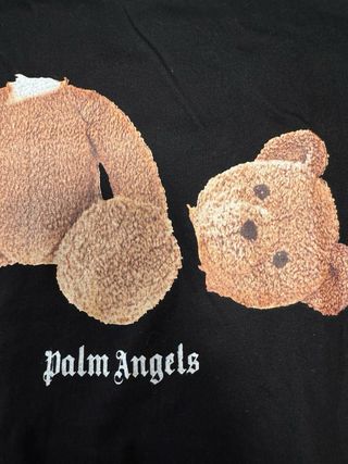Camiseta Palm Angels Oso Roto Negra