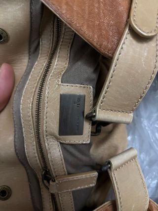 Borsa Fendi Pelle Testa di Moro Beige
