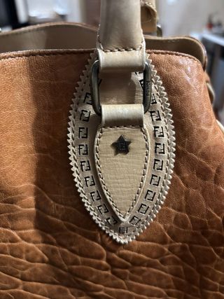 Borsa Fendi Pelle Testa di Moro Beige