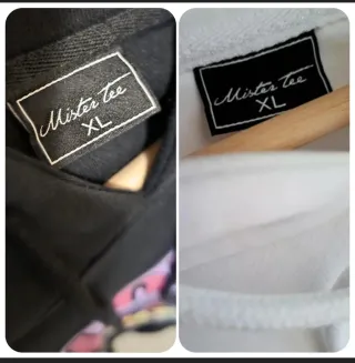 OFFERTA! Lotto 2 Felpe con Cappuccio Mister Tee XL