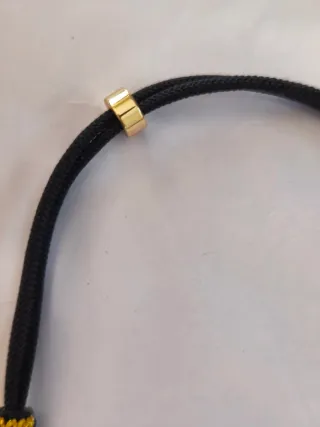 Collar Colgante Cinabrio Puro Chapado Oro 24K.