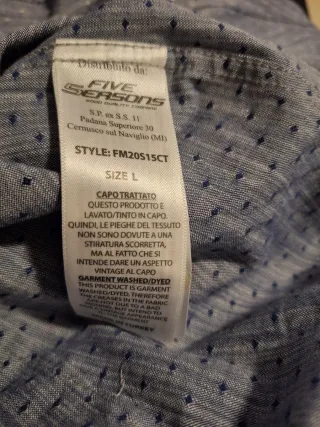 Camicia uomo Vintage