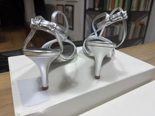 Sandalias Paco Rabanne x H&M Plata Talla 37