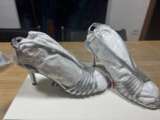 Sandalias Paco Rabanne x H&M Plata Talla 37