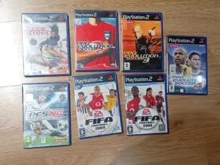 Lote 7 Juegos PS2: FIFA, PES, Street