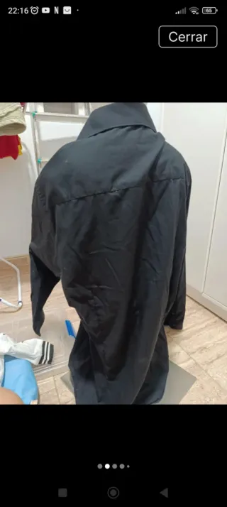 Camisa negra talla S