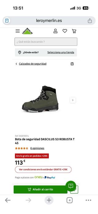 Botas de seguridad Robusta GORE-TEX