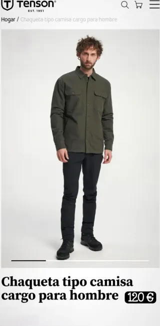 Chaqueta Tenson verde