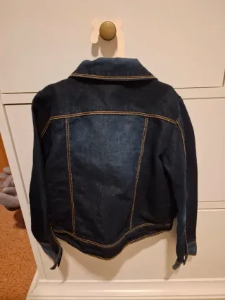 Conjunto niña chaqueta vaquera y blusa 4 años