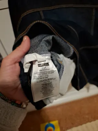 Conjunto niña chaqueta vaquera y blusa 4 años