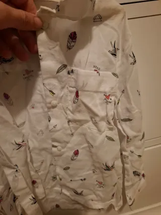 Conjunto niña chaqueta vaquera y blusa 4 años
