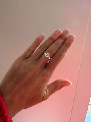 Anillo Plata 925 Piedra Luna Ovalada