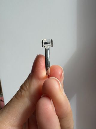 Anillo Plata 925 Piedra Luna Ovalada