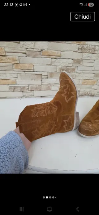 Stivali Camperos Marroni