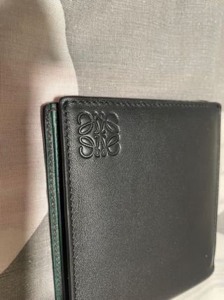 Cartera Loewe Negra Original Hombre piel