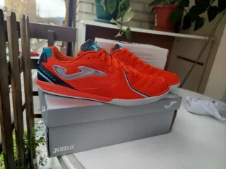Zapatillas Fútbol Sala Joma Naranja y Azul