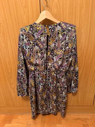 Vestido Zara estampado
