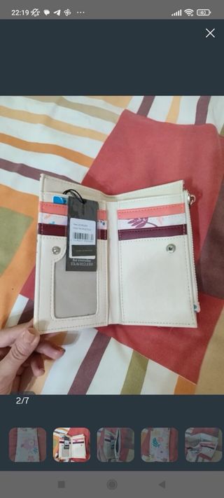 Monedero nuevo con etiqueta Paco Martinez