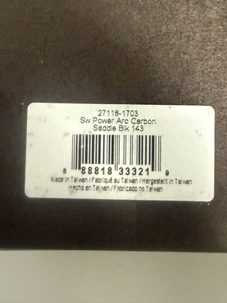 Sillín Specialized S-Works Power Arc 143