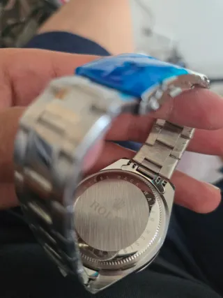 Reloj Rolex Submariner Negro y Plateado