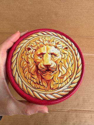 Versace Red Jeans Woman Latta Vintage 30 cm