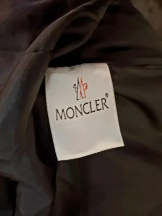 Abrigo Moncler Plumas Negro