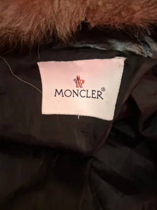 Abrigo Moncler Plumas Negro