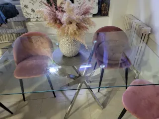Mesa de cristal  150x90 de  diaeño