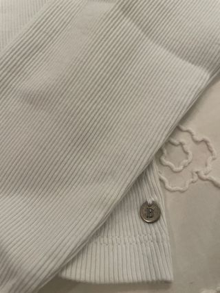 Camiseta Brownie manga larga blanca Talla XS