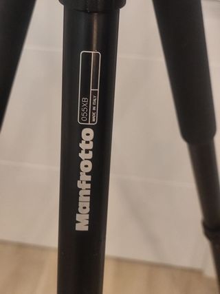 Trípode Manfrotto 055XH + Rótula Video 501HDV