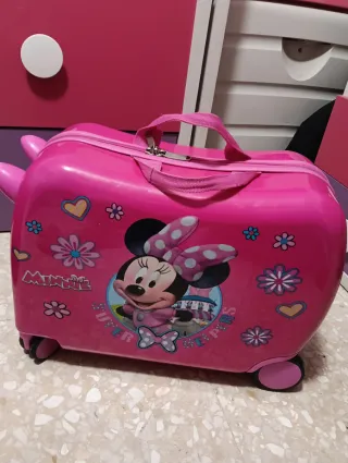 Maleta infantil Minnie con ruedas