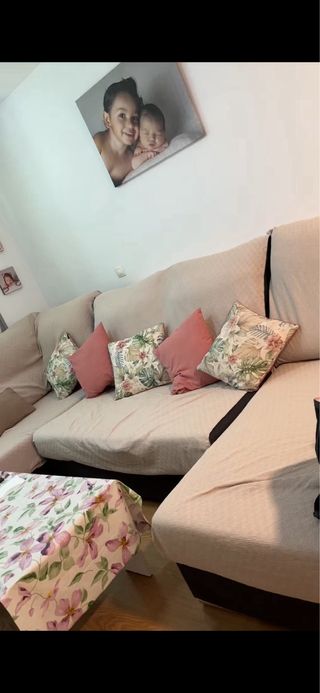 Sofá Rinconera Cama Gris XXL