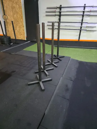 Soporte para discos de gimnasio
