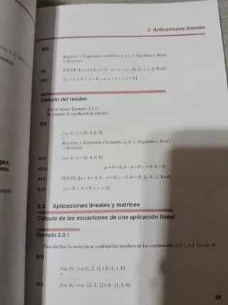 Addenda. Algebra lineal basica