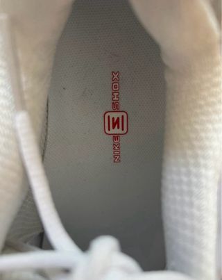 Zapatillas Nike Shox Plata y Blanco