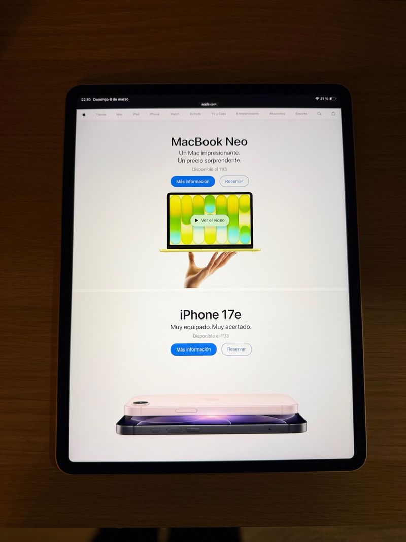 iPad Air 13” 128Gb M2 Starlight
